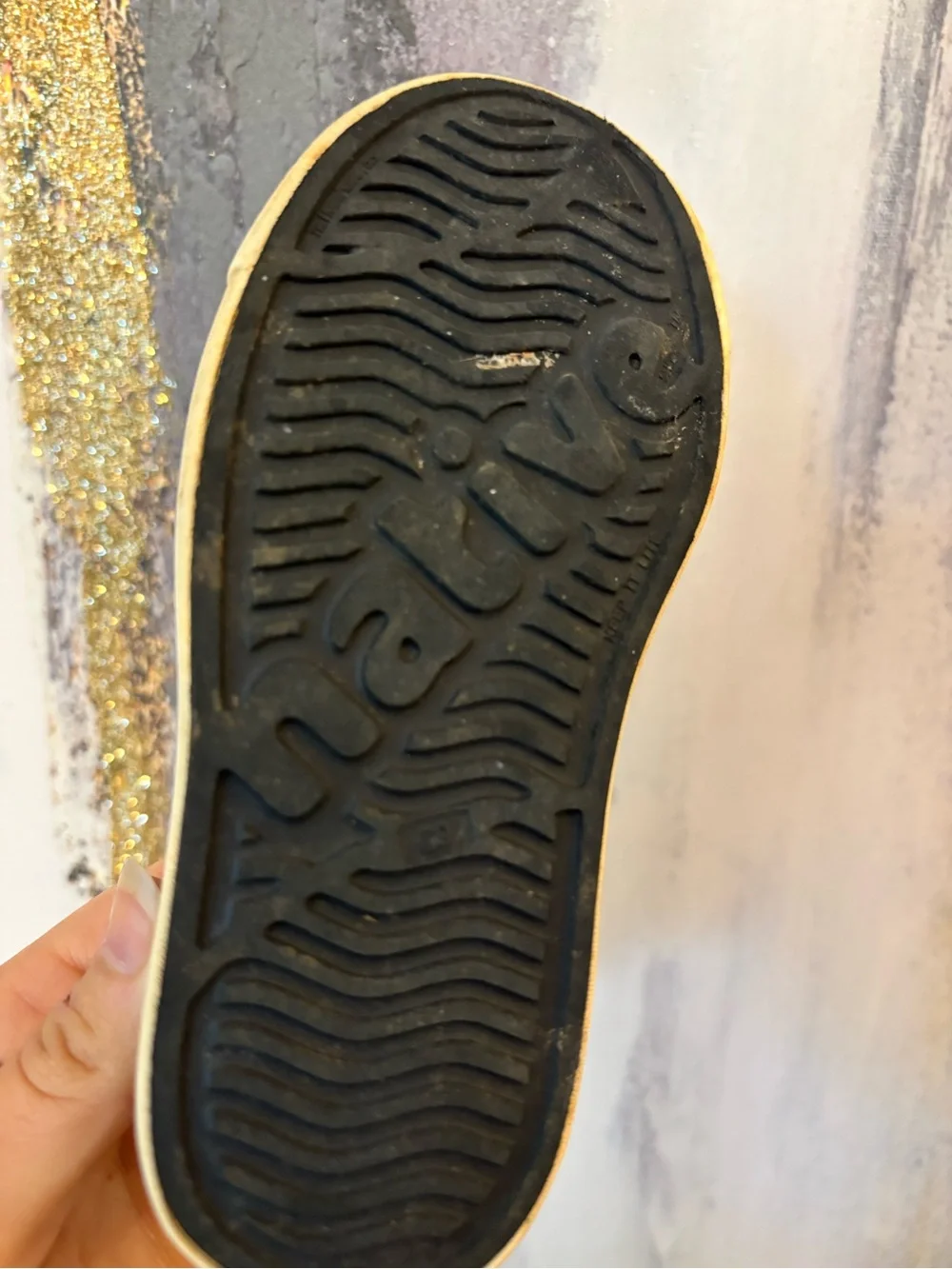 Native | Kids Slip-On Loafers in Navy and White Size C9